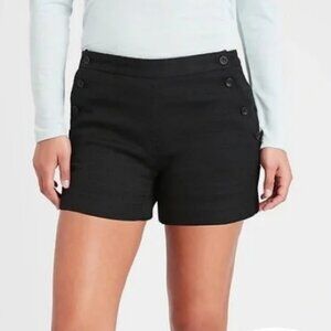 Banana Republic - Double Buttons Black Shorts